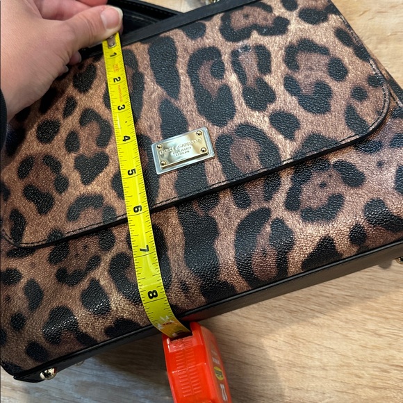 Dolce & Gabbana Sicily Leopard Print Women's Bag - Picture 6 of 7